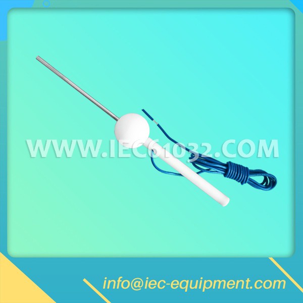 4mm Diameter, 100mm Long Test Pin with Cable
